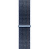Apple Geweven sportbandje - Stormblauw (45 mm) horlogeband Blauwgrijs