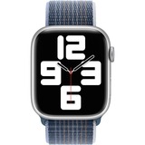 Apple Geweven sportbandje - Stormblauw (45 mm) horlogeband Blauwgrijs