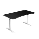 Arozzi Arena Medium Gaming Desk - White Wit