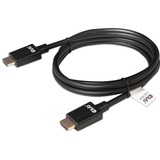 Club 3D Ultra High Speed HDMI 2.1 gecertificeerde kabel male-male Zwart, 1,5 meter, 4K 120Hz, 8K 60Hz, 48 Gbps