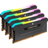 Corsair 64 GB DDR4-3200 (4x 16 GB) Quad-Kit werkgeheugen CMH64GX4M4E3200C16, Vengeance RGB PRO SL, XMP