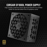 Corsair SF1000L Refurbished modulaire 1000 watt voeding  Zwart, 5x PCIe