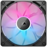 Corsair iCUE LINK RX140 RGB 140 mm PWM-fan, Single Fan case fan Zwart, 4-pin PWM