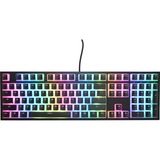 Ducky One 2 Pudding, gaming toetsenbord US lay-out, Cherry MX Silent Red, RGB leds