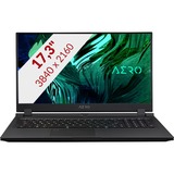 GIGABYTE AERO 17 HDR YD-94EE548SP 17.3" laptop Zwart | 512GB SSD | 1TB SSD | RTX 3080 Max-Q | WiFi 6 | 2,5Gb LAN | Win 10 Pro