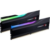 G.Skill 64 GB DDR5-6000 (2x 32 GB) Kit werkgeheugen Zwart, F5-6000J3040G32GX2-TZ5RK, Trident Z5 RGB, XMP
