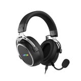 Hator Hypergang 3 USB over-ear gaming headset Zwart, RGB, 7.1 Virtual Surround, USB / Bluetooth