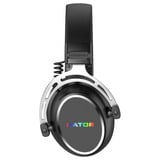 Hator Hypergang 3 USB over-ear gaming headset Zwart, RGB, 7.1 Virtual Surround, USB / Bluetooth