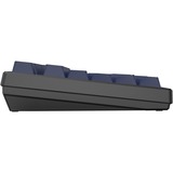 HelloGanss HS75T GC17 RGB mechanisch toetsenbord Zwart, US lay-out (QWERTY), Cherry MX Brown, 75%, RGB leds, PBT Doubleshot keycaps, hot swap, 2,4 GHz | Bluetooth | USB-C