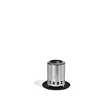 HerQs Grounder Mighty Heat Mat Zwart, Ø 28 cm