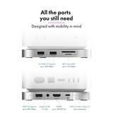 ICY BOX 7-in-1 USB Type-C DockingStation Zilver,  incl M.2 NVMe slot