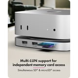 ICY BOX 7-in-1 USB Type-C DockingStation Zilver,  incl M.2 NVMe slot