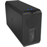 ICY BOX Dual bay, HDD/SSD USB 3.2 raid-behuizing Zwart