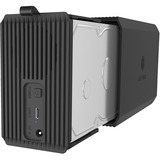 ICY BOX Dual bay, HDD/SSD USB 3.2 raid-behuizing Zwart