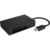 ICY BOX IB-CR401-C3 kaartlezer antraciet, USB 3.0 Type-C