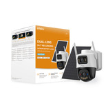 Imou AOV Dual lens 5MP+5MP buitencamera Wit, 3K, 4G LTE, WiFi 6, Solar panel