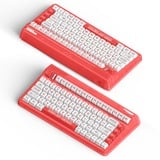 Iqunix OG80 Joy Vendor Wireless Mechanical Keyboard Rood, US lay-out (QWERTY), Cherry MX Silent Red, 80% (TKL)	, RGB leds, Hot-swappable, PBT, 2.4GHz | Bluetooth 5.1 | USB-C