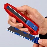 KNIPEX CutiX Universele mes stanleymes Rood/blauw, incl. 2 mesbladen