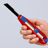 KNIPEX CutiX Universele mes stanleymes Rood/blauw, incl. 2 mesbladen