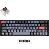 Keychron K6 Pro-J3, toetsenbord Zwart, US lay-out, Keychron K Pro Brown, RGB leds, 65%, Double-shot PBT, hot swap, Bluetooth 5.1