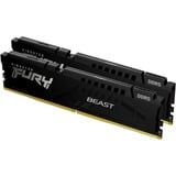 Kingston FURY 32 GB DDR5-5200 Kit werkgeheugen Zwart, KF552C36BBEK2-32, Beast, XMP, EXPO