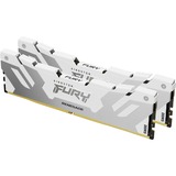 Kingston FURY 32 GB DDR5-7200 Kit werkgeheugen Wit, KF572C38RWK2-32, Renegade, XMP