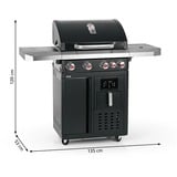 Landmann Fryton Cook 4.1 gasbarbecue 07538, 3-in-1 met airfryer