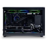 Lian Li A3-mATX Black (Wood Edition) midi tower behuizing Zwart/houtkleur | 2x USB-A | 1x USB-C