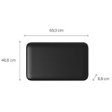 Mill Steel WiFi paneelverwarming PA700WIFI4 Black, 700 Watt convector Zwart, wifi 2,4 GHz (wifi 6), Bluetooth 5.2, Zigbee 3.0 + App