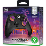 PowerA Advantage Plus bedrade controller voor Xbox Series X|S - Palmbomen in maanlicht Roze, Xbox Series X|S, Xbox One, Pc