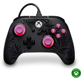 PowerA Advantage Plus bedrade controller voor Xbox Series X|S - Palmbomen in maanlicht Roze, Xbox Series X|S, Xbox One, Pc