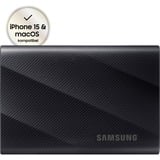 SAMSUNG Portable T9 4 TB externe SSD Zwart, MU-PG4T0B/EU, USB-C 3.2 (20 Gbit/s)