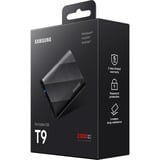 SAMSUNG Portable T9 4 TB externe SSD Zwart, MU-PG4T0B/EU, USB-C 3.2 (20 Gbit/s)