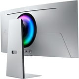 Samsung Odyssey G8 G85SD 34" Curved UltraWide gaming monitor Zilver, 2x HDMI, DisplayPort, 2x USB-A, USB-B, Wi-Fi 5, BT, 175 Hz