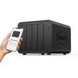 TerraMaster F4-424 nas Zwart, 1x RJ-45 2.5GbE, HDMI