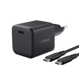 Trust GXT 1258 Ultracompacte GaN-oplader Zwart, 65 W met USB-C voor Nintendo Switch 2, Nintendo Switch, Nintendo Switch Lite