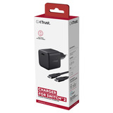 Trust GXT 1258 Ultracompacte GaN-oplader Zwart, 65 W met USB-C voor Nintendo Switch 2, Nintendo Switch, Nintendo Switch Lite