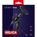 Trust GXT 241 Velica USB Streaming Microphone microfoon Zwart