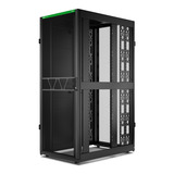 APC NetShelter SX Gen 2 AR3380B2, 42U server rack Zwart/groen, 80(b) x 199,1(h) x 120(d) cm, met zijkanten