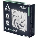 ARCTIC P14 Pro PST RGB case fan Wit, 140 x 140 x 27 mm, PWM
