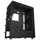 ASUS ProArt PA401 Wood Edition - Tempered Glass Panel midi tower behuizing Zwart | 2x USB-A | 2x USB-C | Tempered Glass