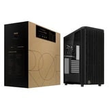 ASUS ProArt PA401 Wood Edition - Tempered Glass Panel midi tower behuizing Zwart | 2x USB-A | 2x USB-C | Tempered Glass