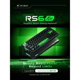 ATK RS6 Air Esports Hall Effect Keyboard Zwart, US lay-out (QWERTY), ATK Ice Blade, 65%, RGB