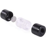 Alphacool Eiszapfen Acryl/Acetal Inline filter G1/4 inner thread Zwart/transparant