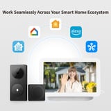 Aqara Slimme Video Deurbel G410 Select Wit, Wifi, Bluetooth, Zigbee, Matter