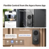 Aqara Slimme Video Deurbel G410 Select Wit, Wifi, Bluetooth, Zigbee, Matter