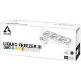 Arctic Liquid Freezer III 360 A-RGB 360mm waterkoeling Wit