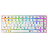 CHERRY XTRFY K33 Compact Wireless RGB gaming toetsenbord Wit, US lay-out (QWERTY), Mem-chanical, 75%, 75%, ABS keycaps, 2.4 GHz / Bluetooth / USB
