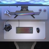 Corsair K55 CORE TKL Tenkeyless RGB gaming toetsenbord Zwart, US lay-out (QWERTY), Membraan, RGB