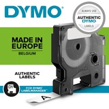 Dymo D1-Permanent polyester tape 12mm x 5,5m printlint Zwart